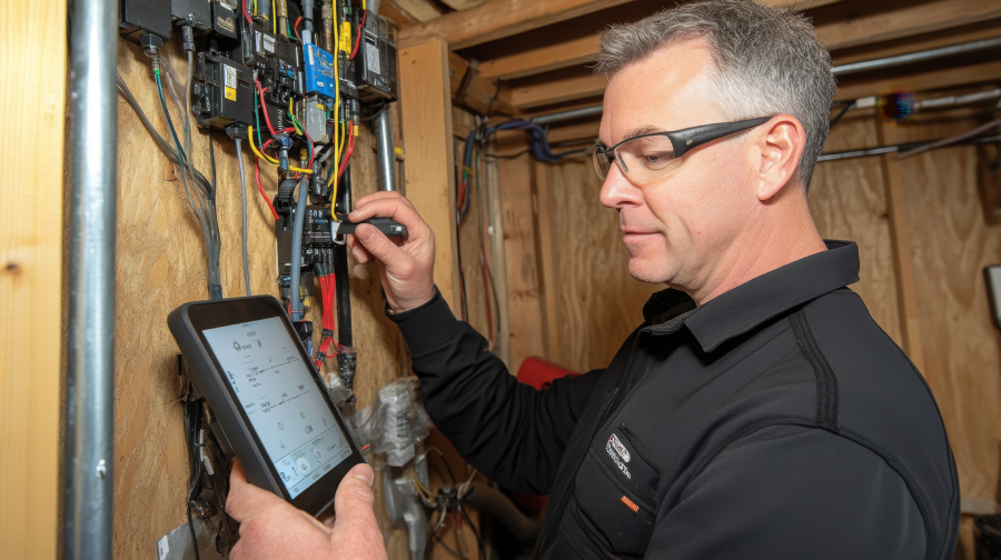 electrician-working-with-smart-technology-basement